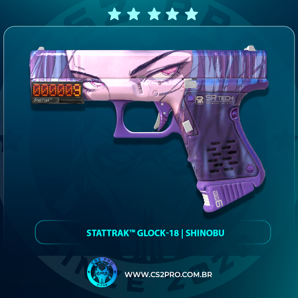 #2706 StatTrak™ Glock-18 | Shinobu